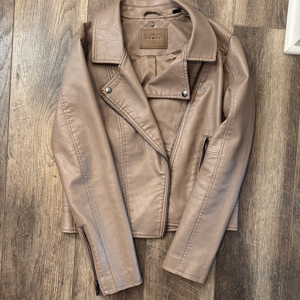 Leather Tan Jacket - image 1